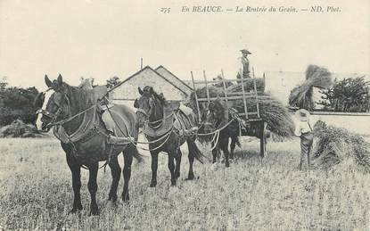 CPA FRANCE 28 "En Beauce, la rentrée du Grain"