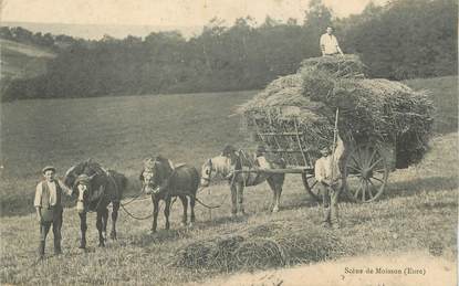 CPA FRANCE 27 "Scène de moisson"