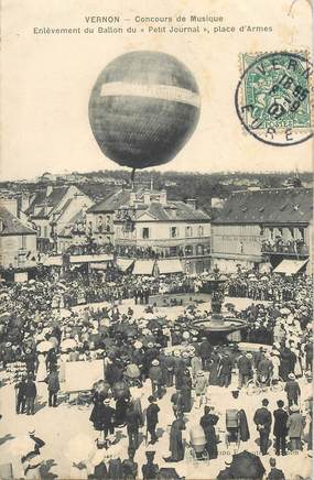 CPA FRANCE 27 "Vernon, concours de Musique, le ballon"