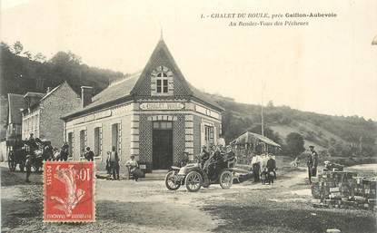 CPA FRANCE 27 "Chalet du Roule, près Gaillon Aubevoie, Au rendez vos des Pêcheurs"
