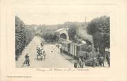 27 Eure CPA FRANCE 27 "Bernay, le chemin de fer de Thiberville" / TRAIN