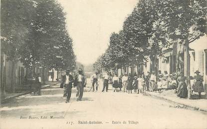 CPA FRANCE 13 "Saint Antoine, entrée du village" /   BANLIEUE DE MARSEILLE