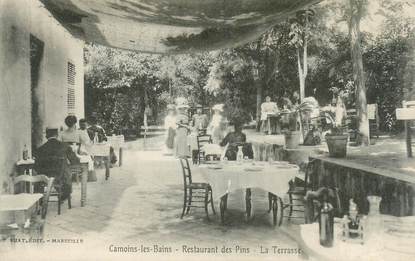 CPA FRANCE 13 "Camoins les Bains, restaurant des Pins" /   BANLIEUE DE MARSEILLE