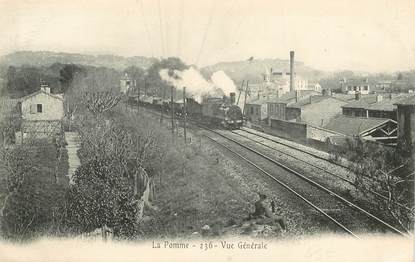 CPA FRANCE 13 "La Pomme, vue générale" /   BANLIEUE DE MARSEILLE / TRAIN