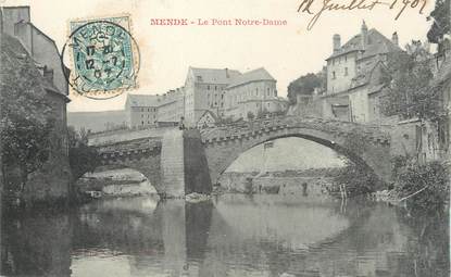/ CPA FRANCE 48 "Mende, le pont Notre Dame"
