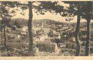 48 Lozere / CPA FRANCE 48 "Auroux, vue générale à travers les pins "