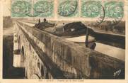 47 Lot Et Garonne / CPA FRANCE 47 "Agen, péniche sur le pont canal"