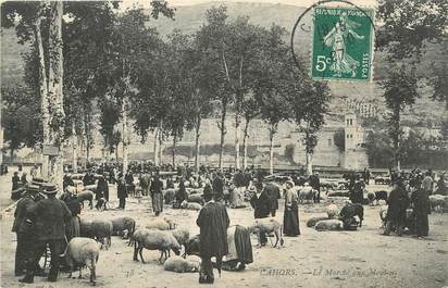 / CPA FRANCE 46 "Cahors, le marché aux moutons"