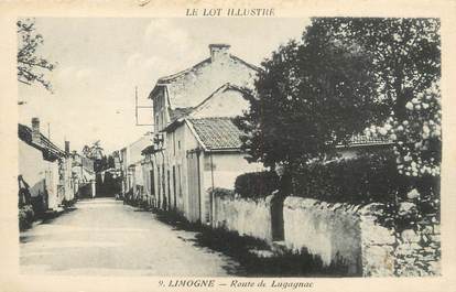 / CPA FRANCE 46 "Limogne, route de Lagagnac"