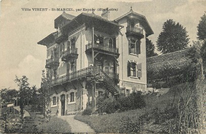 / CPA FRANCE 43 "Villa Vibert, Saint Marcel par Espaly"