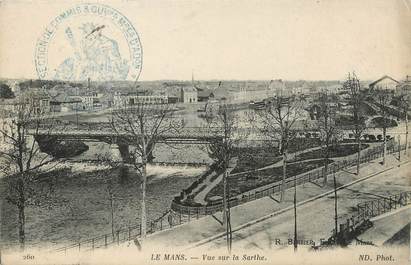 / CPA FRANCE 72 "Le Mans, vue sur la Sarthe"