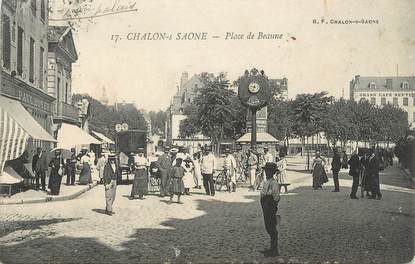 / CPA FRANCE 71 "Chalon sur Saône, place de Beaune"