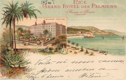 / CPA FRANCE 06 "Nice, grand hôtel des Palmiers"