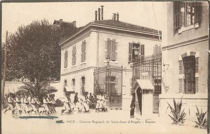 / CPA FRANCE 06 "Nice, caserne Regnault de Saint Jean d'Angely" / MILITAIRES