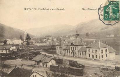 / CPA FRANCE 71 "Servance, vue générale" / GARE