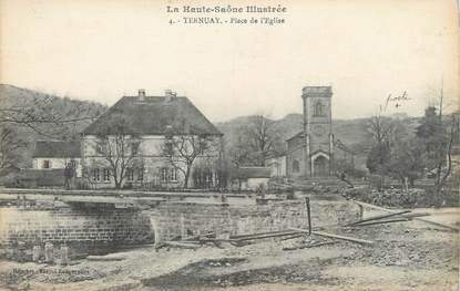 / CPA FRANCE 70 "Ternuay, place de l'église"