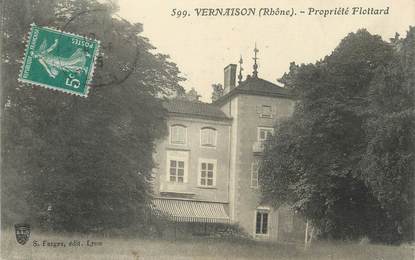 / CPA FRANCE 69 "Vernaison, propriété Flottard"
