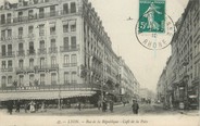 69 RhÔne / CPA FRANCE 69 "Lyon, rue de la république, café de la Paix"