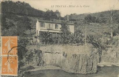CPA FRANCE 83 "le Trayas, Hôtel de la gare"