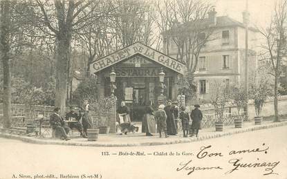 CPA FRANCE 77 "Bois le Roi, chalet de la gare"