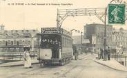 76 Seine Maritime CPA FRANCE 76 "Le Tréport, le pont tournant et le Tramway Tréport Mers"