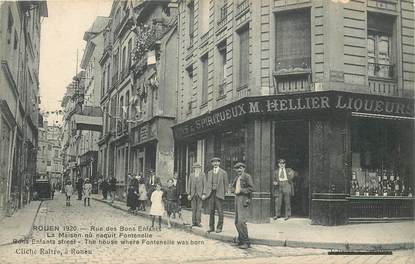 CPA FRANCE 76 "Rouen, rue des Bons enfants"