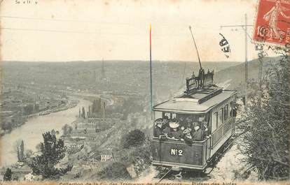 CPA FRANCE 76 "Compagnie des Tramways de Bonsecours, Plateau des Aigles"