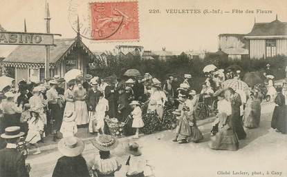 CPA FRANCE 76 "Veulettes, la Fête des Fleurs"