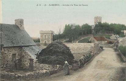 CPA FRANCE 22 "Saint Brieuc, arrivée à la Tour de Cesson"