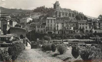 / CPSM FRANCE 66 "Prats de Mollo, la ville, l'église et le clocher"