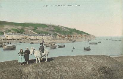 CPA FRANCE 22 "Saint Brieuc, sous la Tour" / ANE