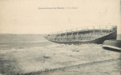 / CPA FRANCE 14 "Grandcamp les Bains, une épave"