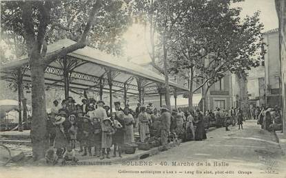 / CPA FRANCE 84 "Bollène, marché de la Halle"