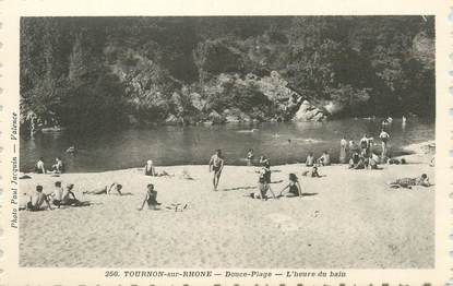 / CPA FRANCE 07 "Tournon sur Rhone, douce plage"