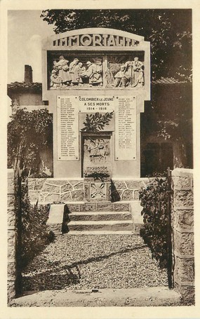 / CPA FRANCE 07 "Colombier le Jeune, le monument aux morts"