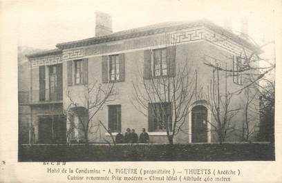 / CPA FRANCE 07 "Thueyts, hôtel de la Condamine"