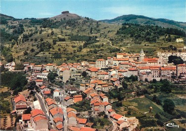 / CPSM FRANCE 07 "Saint Martin de Valamas, vue générale aérienne " 