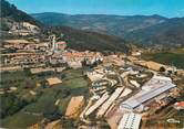 07 Ardeche / CPSM FRANCE 07 "Rochepaule, vue générale aérienne et l'usine semelle moderne"