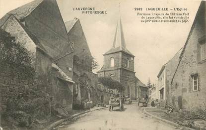 CPA FRANCE 63 "Laqueuille, ancienne chapelle du chateau fort"