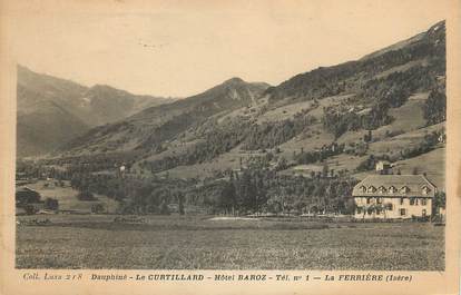 / CPA FRANCE 38 "Le Curtillard, hôtel Baroz"