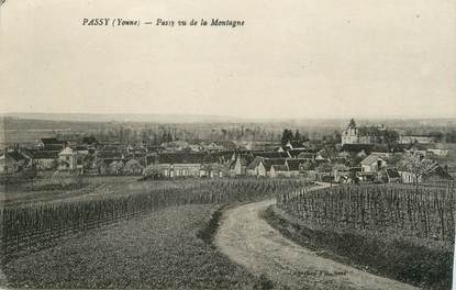 / CPA FRANCE 89 "Passy vu de la montagne"