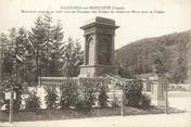 88 Vosge / CPA FRANCE 88 "Saulxures sur Moselotte, monument aux morts"