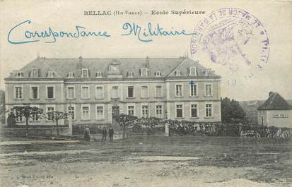 / CPA FRANCE 87 "Bellac, école supérieure"