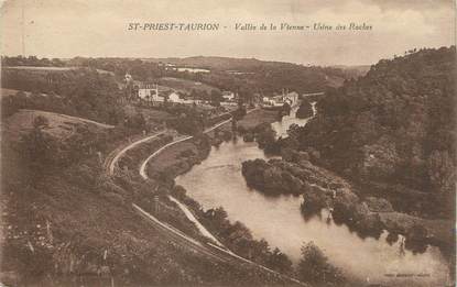 / CPA FRANCE 87 "Saint Priest Taurion, vallée de la Vienne, usine des Roches"