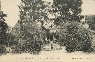 / CPA FRANCE 87 "Le Mas Gauthier, villa Leycuras"