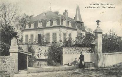 / CPA FRANCE 87 "Blond, château de Maillofray"