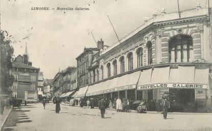/ CPA FRANCE 87 "Limoges, nouvelles galeries"