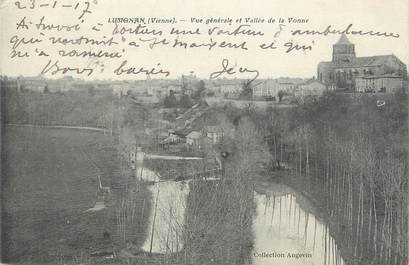 / CPA FRANCE 86 "Lusignan, vue générale et vallée de la Vonne"