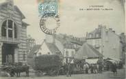 63 Puy De DÔme / CPA FRANCE 63 "Le Mont Dore, le marché"