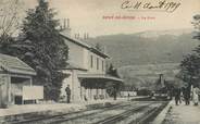 25 Doub CPA FRANCE 25 "Pont de Roide, la Gare" / TRAIN